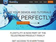 Tablet Screenshot of flowtility.com